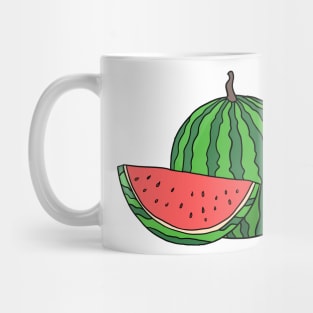 Watermelon hand drawn fruits summer Mug